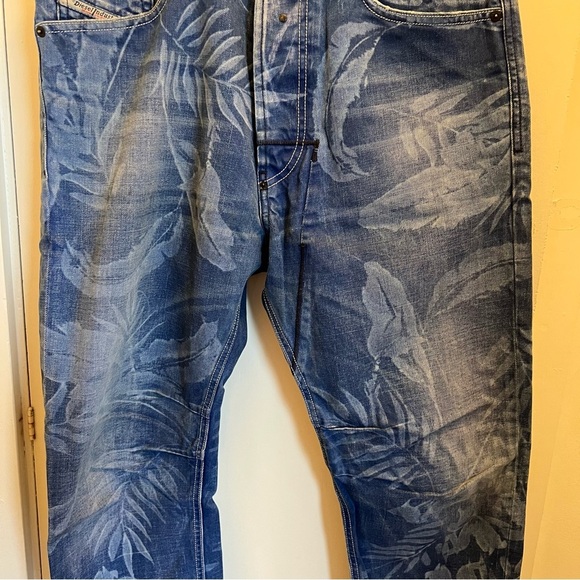 Diesel Co Men’s Narrot Carrot Regular 0812W Denim Jeans-Size 30 - Picture 4 of 12